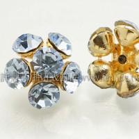 半圓6顆5孔爪鑽14K-12mm-2個