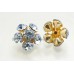 半圓6顆5孔爪鑽14K-12mm-2個