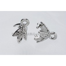 古典精緻夾頭正白-8.5*5mm1包-4個