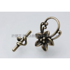 繁星花鍊條接頭青古美A:19*13mm B: 16*6mm -2對