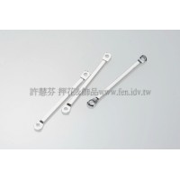 雙孔連接配件代白20mm-10個