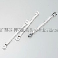 雙孔連接配件代白40mm--8個