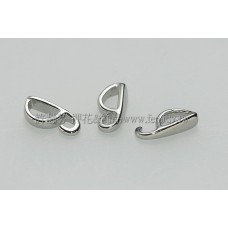 項鍊連接配件正白9x4mm-1包-5個