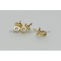 墜飾黏貼接頭6.8x3.5mm-1包-10個