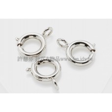 進口彈簧扣正白9mm-10個