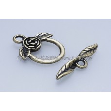 玫瑰花園鍊條配件青古美A:21x13mm B:23x5mm-1包-2對