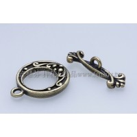 圓形雕花鍊條配件青古美A:20x15mm B:5x21mm-1包-2對