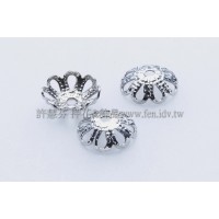 復古鏤空小花帽7mm-1包-10個