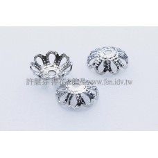 復古鏤空小花帽7mm-1包-10個