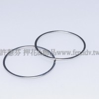 25mm圓形銅製圈-1包-5個