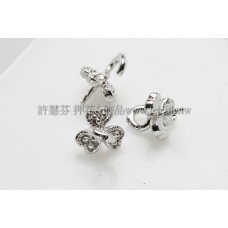 三葉草粘貼夾頭正白--5*7mm	1包-3個