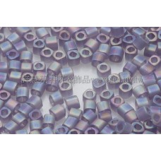1.5mm方管日本珠-透明彩虹冰霜紫色-5g