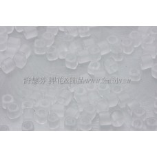 1.5mm方管日本珠-透明霜白水晶色-5g
