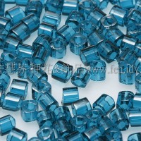 1.5mm方管日本珠-透明卡普里藍色-5g