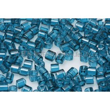 1.5mm方管日本珠-透明卡普里藍色-5g
