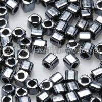 1.5mm方管日本珠-金屬赤鐵礦色-5g