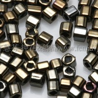 1.5mm方管日本珠-金屬咖啡鳶尾花色-5g