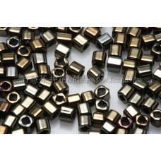 1.5mm方管日本珠-金屬咖啡鳶尾花色-5g