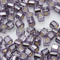 1.5mm方管日本珠-紫灌銀色-5g