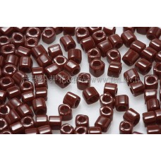 1.5mm方管日本珠-不透明深紅咖啡色-5g