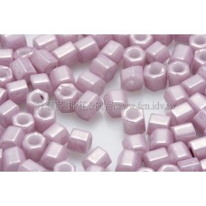 3mm方管日本珠亮彩淡紫色--10g