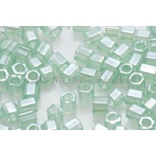 3mm方管日本珠錫蘭芹菜色--10g