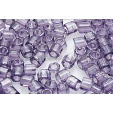 3mm方管日本珠透明紫紅色--10g