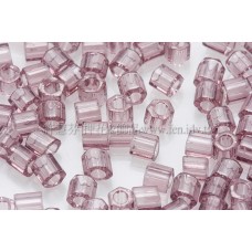 3mm方管日本珠透明紫水晶色--10g