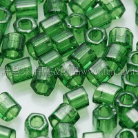 3mm方管日本珠透明牧草綠色--10g