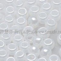 3mm圓管日本珠斯里蘭卡珠光雪花色--10g