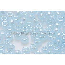 3mm圓管日本珠斯里蘭卡珠光水藍色--10g