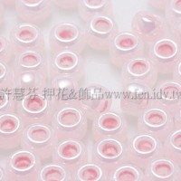 3mm圓管日本珠斯里蘭卡珠光純真粉紅色--10g