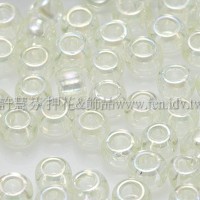 3mm圓管日本珠透明彩虹檸檬樹色--10g