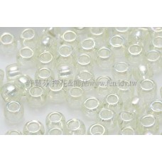 3mm圓管日本珠透明彩虹檸檬樹色--10g