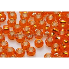 3mm圓管日本珠風信子菊內灌銀色--10g