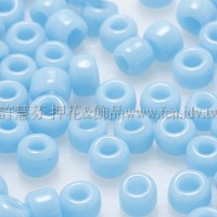 3mm圓管日本珠不透明嬰兒藍色--10g