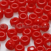 3mm圓管日本珠不透明櫻桃紅色--10g