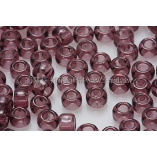 3mm圓管日本珠透明紅紫色--10g