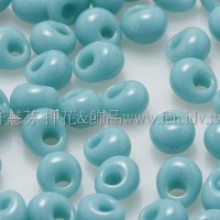 3mm包包日本珠-不透明藍綠松石色-10g