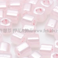 4mm方管日本珠斯里蘭卡珠光純真粉紅色--10g