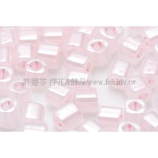 4mm方管日本珠斯里蘭卡珠光純真粉紅色--10g