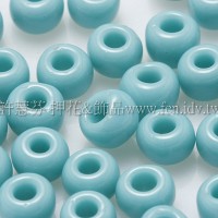 4mm日本珠-不透明藍綠松石色-10g