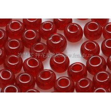 4mm日本珠-透明深石榴紅色-10g