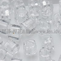 3mm方管日本珠透明水晶色--10g
