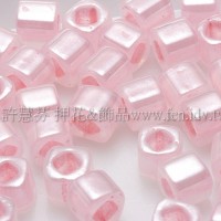 3mm方管日本珠斯里蘭卡珠光純真粉紅色--10g