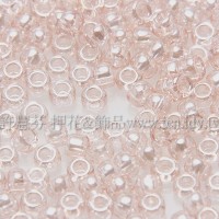 1.5mm日本珠-透明珠光水蜜桃色-5g
