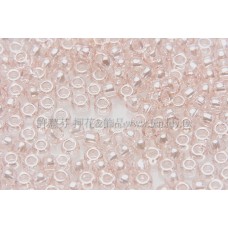 1.5mm日本珠-透明珠光水蜜桃色-5g