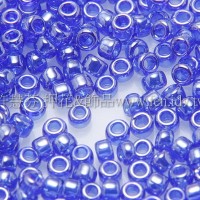 1.5mm日本珠-透明珠光鈷藍色-5g