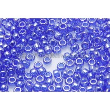 1.5mm日本珠-透明珠光鈷藍色-5g