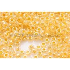 1.5mm日本珠-透明珠光桃菊色-5g